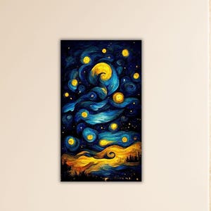 Vincent Van Gogh Starr Night Wall Art Van Gogh Canvas Gift Of Home Wall Decor Art Vincent Van Gogh Painting Van Gogh Poster Museum Decor Art