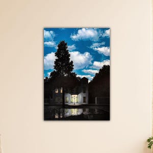 Rene Magritte The Empire of Light Wall Art Famoust Print Rene Magritte Canvas Rene Magritte Surrealism Poster Home Wall Decor Rene Painting