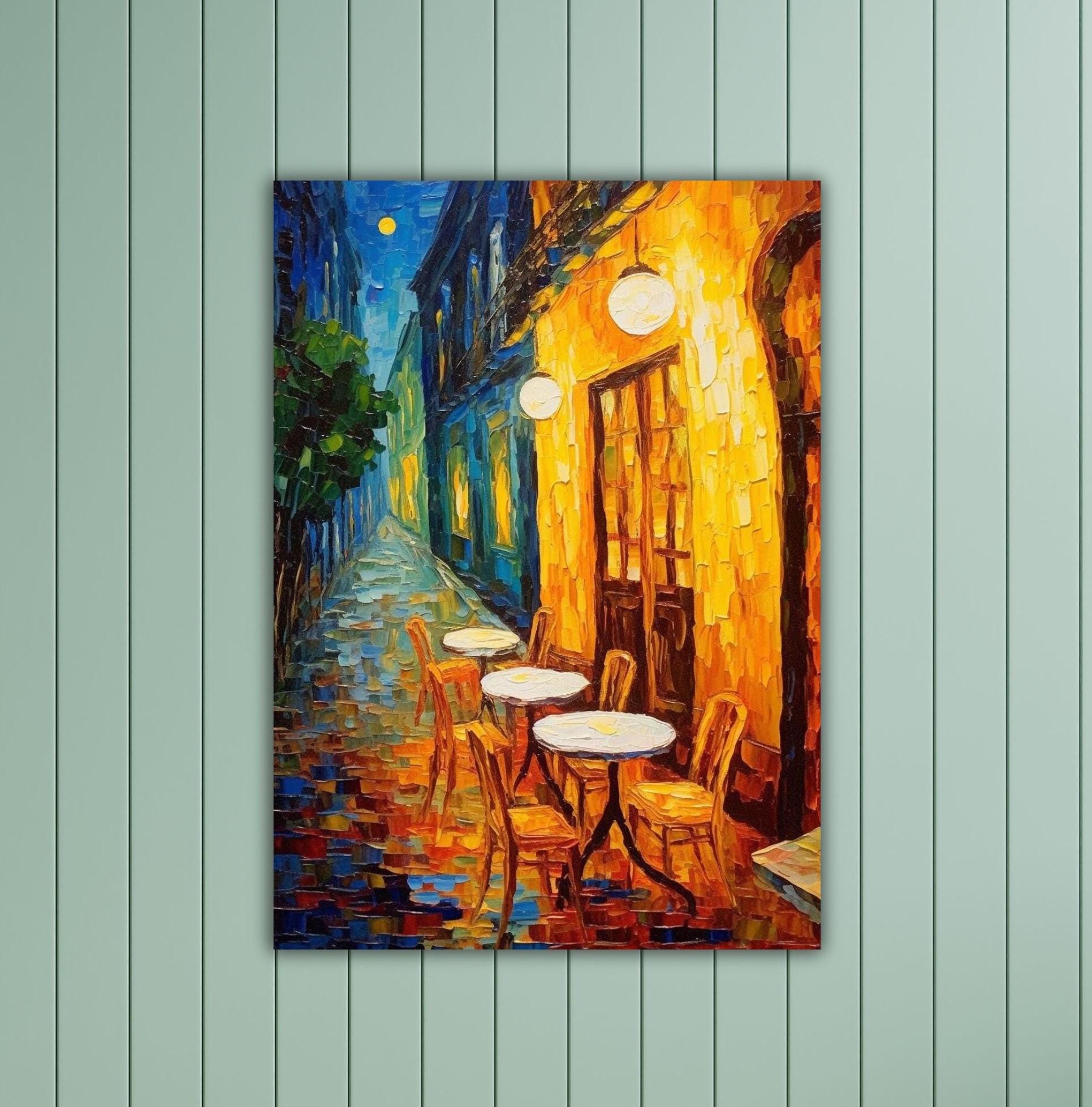 フィンセント・ファン・ゴッホ カフェテラスの夜景 ウォールアート
