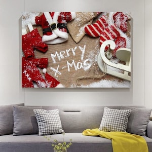 Christmas Canvas 14 Wall Arts/Christmas Wall Decors/Christmas Canvas Decors / Christmas Canvas Prints /Christmas Canvas Painting Home Decors
