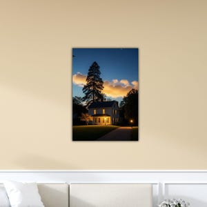 Rene Magritte The Empire of Light Wall Art Famoust Print Magritte Canvas Rene Magritte Surrealism Poster Home Wall Decor Rene Painting Art