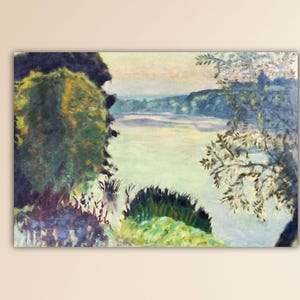 Pierre Bonnard The Seine at Vernon (1925) Poster Bonnard Wall Art Pierre Bonnard Canvas Pierre Bonnard Painting Gift Home Decor Museum Print