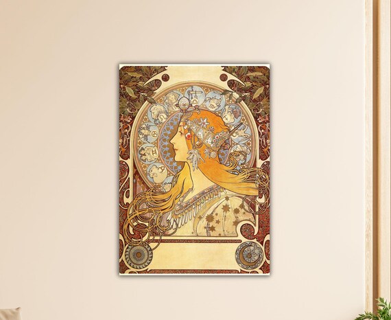 アルフォンス・ミュシャ ゾディアック 1896 ウォールアート アルフォンス・ミュシャ ゾディアック 1896 ウォールアート
