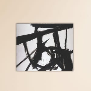 Franz Kline Turin 1960 Poster Modern Wall Art Franz Kline Gift Home Wall Decor Franz Kline Printing Art Extra Large Canvas Franz Kline Paint