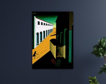 Giorgio De Chirico Mystery and Melancholy of a Street Canvas Chirico Poster Famous Painter Art Modern Print Gift Home Wall Decor Office Art