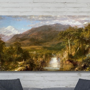 Frederic Edwin Heart of Andes Paint Frederic Edwin Church Artworks Poster Frederic Edwin Poster Gift Of Home Wall Decor Frederic Edwin Print