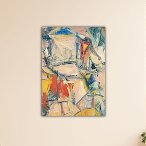Willem De Kooning İnterchanged 1955 Wall Art De Kooning Canvas Willem De Kooning Poster Gift Home Wall Decor De Kooning Print Museum Decor