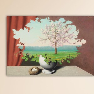 René Magritte Le Plagiat Canvas Magritte Poster Rene Magritte Wall Art Modern Wall Art Gift Home Wall Decor Magritte Paint Magritte Printing