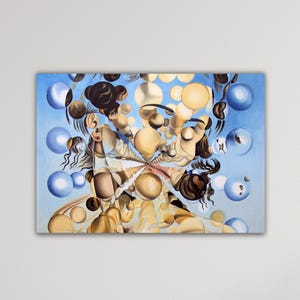 Salvador Dali Galatea Of The Spheres Wall Art Dali Canvas Home Workplace Artwork Salvador Dali Print Salvador Dali Poster Home Decor Print