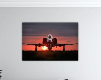 F-4 Fighter jet Poster F-4 Wall Art F-4 Canvas Pilot Gift, F-4 Fighting Falcon Wall Decor Gift Of Guys Room Decor Art F-4 Art Printing Art