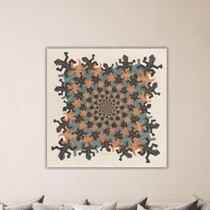 Maurits Cornelis Escher Development Poster M C Escher Canvas M C Escher Wall Art Gift Of Home Wall Decor M C Escher Paint M C Escher Print