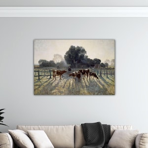 Elioth Gruner Spring Frost 1919 Poster Elioth Gruner Canvas Elioth Gruner Wall Art Gift Home Wall Decor Elioth Painting Elioth Gruner Print