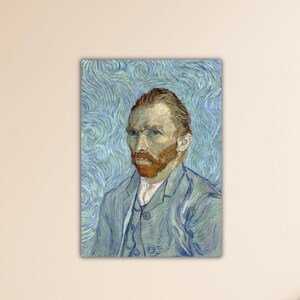 Vincent Van Gogh Self Portrait (1889) Wall Art Van Gogh Canvas Gift Home Wall Decor Van Gogh Printing Van Gogh Poster Van Gogh Painting Art