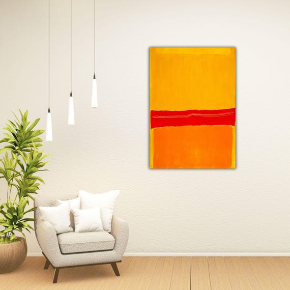 マーク ロスコ イエロー レッド オレンジ ウォールアート ロスコ