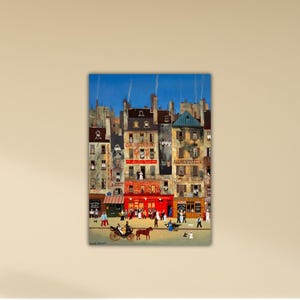 Póster de Michel Delacroix - Soir D&#39;ete 1933, arte mural de Delacroix, lienzo de Delacroix, regalo, decoración de pared para el hogar, pintura de Michel Delacroix, impresión de Michel Delacroix