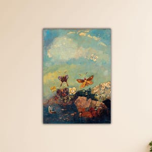 Odilon Redon vlinders (1910) kunst aan de muur Odilon Redon canvas Odilon Redon poster cadeau thuis muur decor Odilon Redon afdrukken museum decor kunst