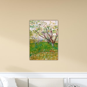 Vincent Van Gogh The Flowering Orchard 1888 Wall Art Van Gogh Canvas Gift Home Wall Decor Van Gogh Print Van Gogh Poster Van Gogh Paint Art