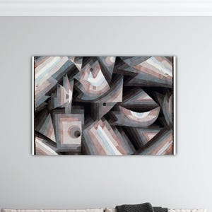 Paul klee Crystal Gradation (1921) Wandbild Paul klee Leinwand Paul klee Poster Geschenk Haus-Wand-Dekor Kunst Paul klee Druck