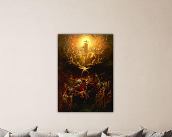 Gustave Dore The Triumph of Christianity Over Paganism Poster Dore Wall Art Gift Of Home Wall Decor Print Dore Paint Art Gustave Dore Canvas