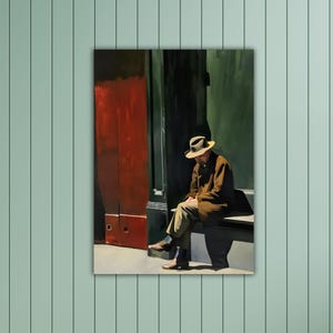 Edward Hopper The Solitude Canvas Edward Hopper Poster Art Reproduction Printing Edward Hopper Wall Decor Gift Of Home Wall Art Hopper Paint