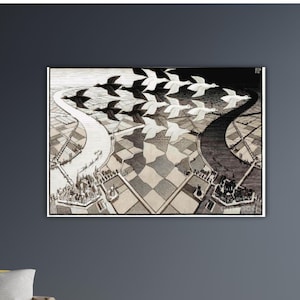M.C. Escher mcエッシャー　Day&Night 昼と夜 Amazon | M.C.ESCHER エッシャー 昼と夜 ジグソーパズル 1000ピース