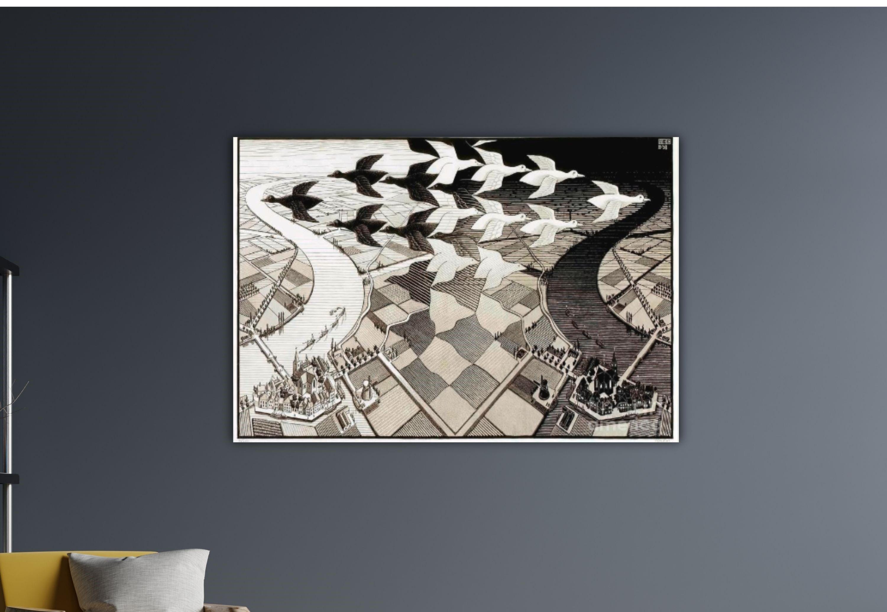 Escher day and night - Etsy 日本
