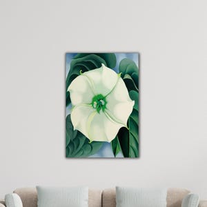 Georgia O&#39;keeffe Orchid Wall Art O&#39;keeffe Canvas O&#39;Keeffe Poster Modern Print Art Gift Office Wall Decor Art O&#39;keeffe Painting Office Decor