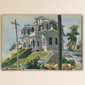Edward Hopper Haskell_s House Paint Art Hopper Poster Abstract Artworks Gift Of Home Decor Art Hopper Wall Decor Hopper Canvas Museum Print
