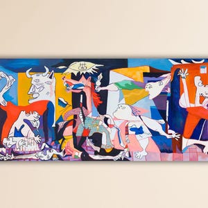 Pablo Picasso Guernica Wall Art Gift Of Home Wall Decor Pablo Picasso Poster Picasso Canvas Pablo Picasso Painting Art Museum Decor Printing