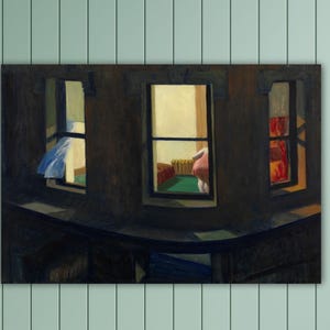 Edward Hopper Night Windows Paint Art Edward Hopper Poster Abstract Artworks Gift Of Home Decor Art Hopper Wall Decor Art Hopper Canvas Art