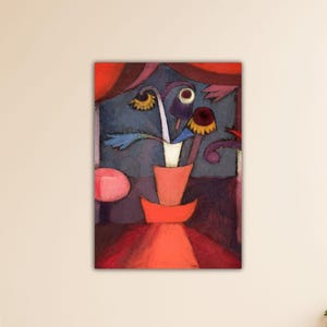 Paul Klee Fiore d'autunno 1922 Arte murale Tela di Paul Klee Poster di Klee Regalo Decorazione murale per la casa Stampa di Paul Klee Dipinto di Paul Klee Decorazione per ufficio Arte