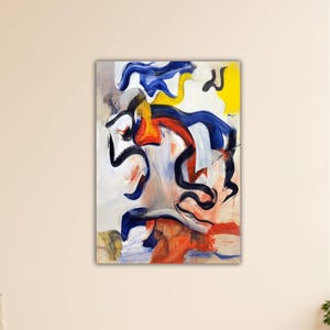 Willem De Kooning Untitled V Wall Art Williem De Kooning Canvas Willem De Kooning Poster Gift Home Wall Decor De Kooning Printing Museum Art