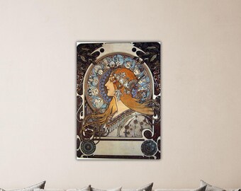 Alphonse Mucha Zodiac Wall Art Alphonse Mucha Canvas Gift Of Home Wall Decor Art Alphonse Mucha Printing Mucha Paint Alphonse Mucha Poster