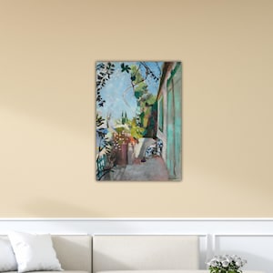 Henri Matisse The Terrace St Tropez Wall Art Matisse Print Henri Matisse Poster Home Wall Decor Art Gift Mattise Paint Henri Matisse Canvas