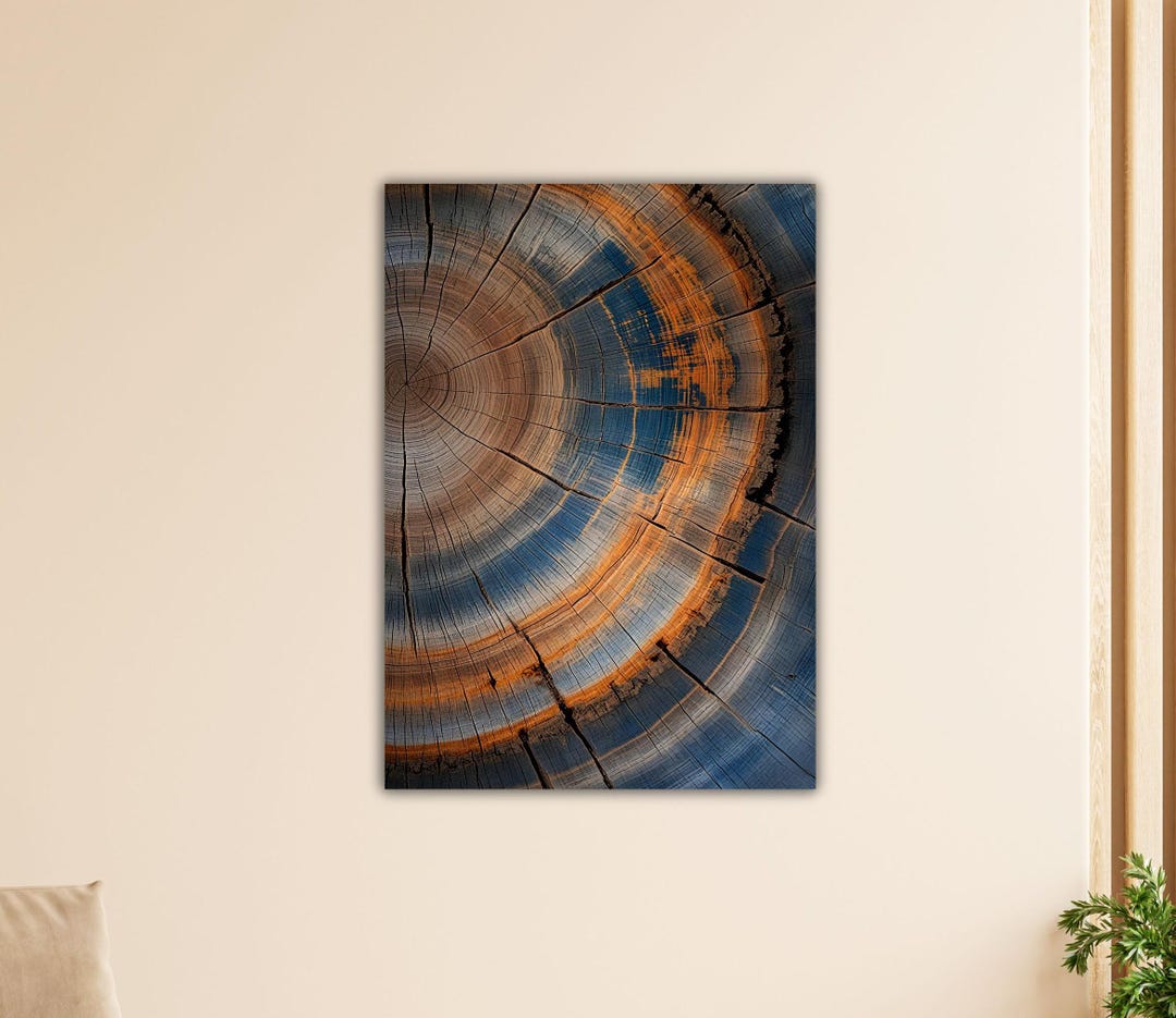 Tree Ring Colorfull Gustav Klimt Tree Ring Colorfull Poster Klimt Wall Art Tree of Life Art ...