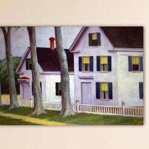 Edward Hopper Two Puritans Giclee Paint Hopper Poster Abstract Artworks Gift Of Home Decor Art Hopper Wall Decor Hopper Canvas Museum Print