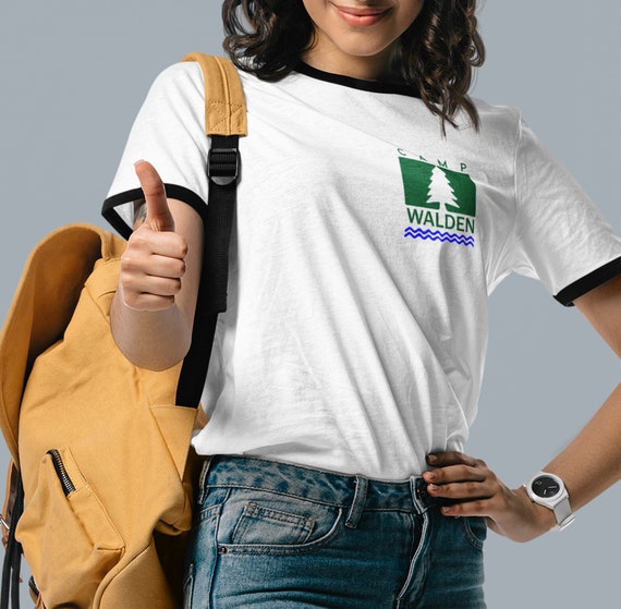 Camp Walden Unisex Ringer T-Shirt Parent Trap Shirt Halloween Shirt Summer Camp Shirt Camping Costume Shirt Outdoors Adventure Camp Shirt