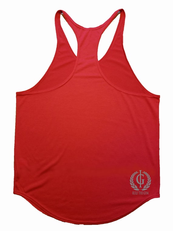 Men's Blank Y Back Stringer Tank Tops. $7.95 Made In USA. Bulk - Foto 9