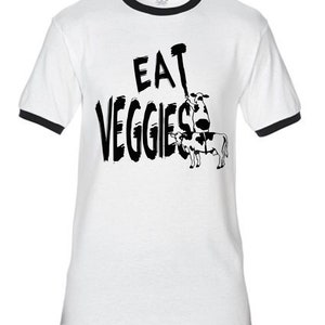 Eat Veggies T-Shirt, Vegan Shirt, Gift For Vegan, Vegetarian Tee, Funny Vegan Shirt, Plant Based Shirt, Veggie Shirt, Vegan Clothing