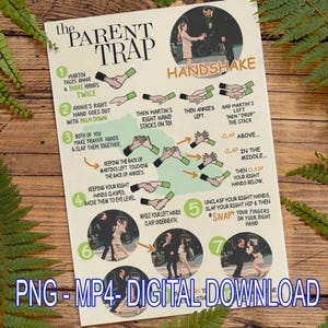 Elternfalle Handschlag Anleitung: PNG Video Bundle + Bonus Art (Digitaler Download)