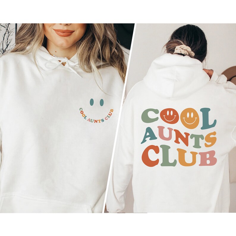Cool Aunts Club Sweatshirt Cool Aunt Sweatshirt Sister - Etsy