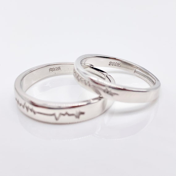 Lover Couple Rings Men Women S925 Sterling Silver Carat - Temu