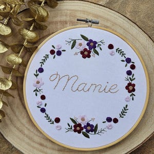 Floral embroidery