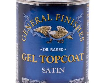 General Finishes SQ Gel Topcoat Oil-Based Topcoat, Satin