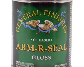 General Finishes AGQT Clear Arm-R-Seal Oil-Based Topcoat,