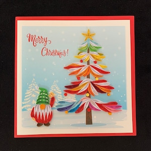 Kerstkaart, kerstkaarten, kerstkaart, kerstkaart kabouters, dwergkaart, kerstkaart helpertje