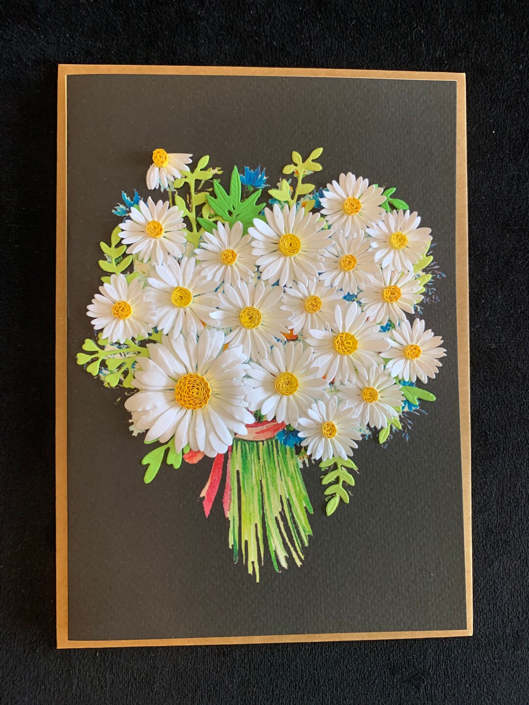 Handmade Quilling Card Paper Flower Card 3d Card Quill - Etsy Canada