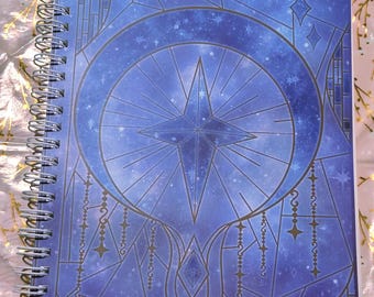 Stary StainedGlass Resusable Sticker Books /A5 size/