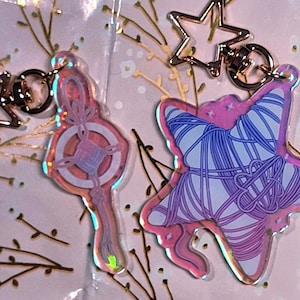 Infinity Nikki Whimstars ~ Double sided Arcylic Charm(2.5 inches)