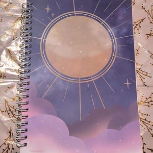 Celestial Sun/Moon Resusable Sticker Books /A5 size/